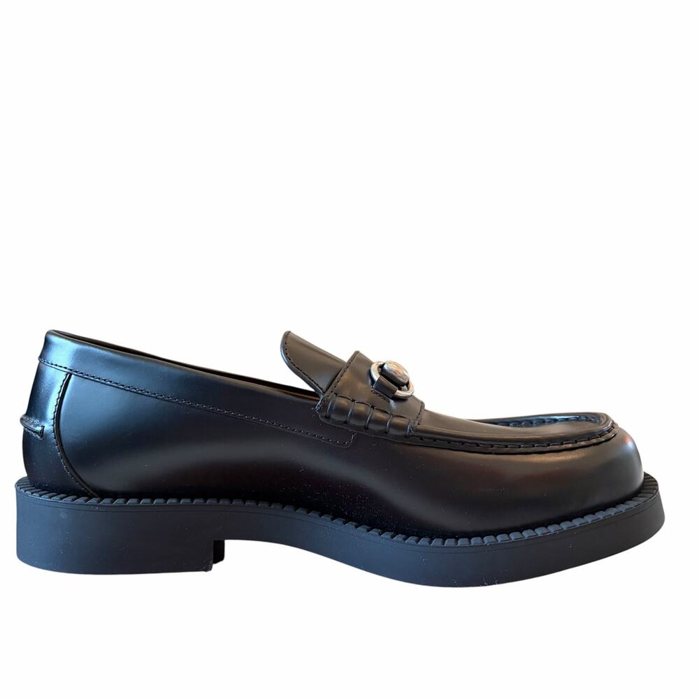 Gucci Mens Horsebit Leather Loafers 794202 Black Size 11.5 US 12 NEW - Picture 7 of 16